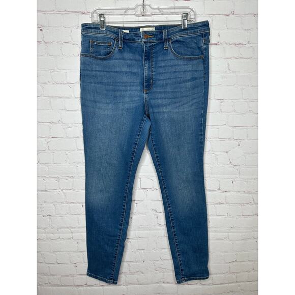 Universal Thread High Rise Skinny Jeans Medium Wash Womens 14 Regular - Picture 1 of 6